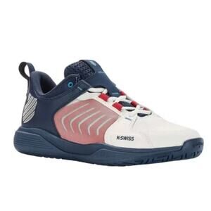 K-Swiss Ultrashot Team Men’s Tennis Pickleball White Blue Sneakers Size 9 NWOB